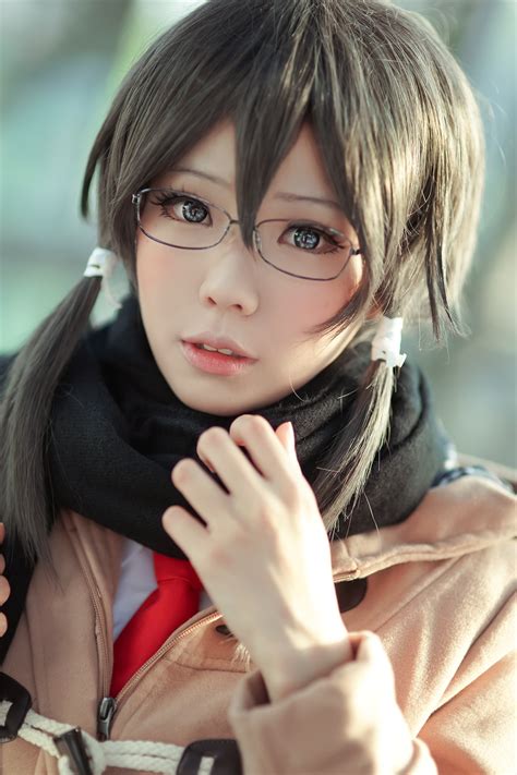 台湾のコスプレイヤー elyちゃんのメガネのjk姿がが可愛いsao