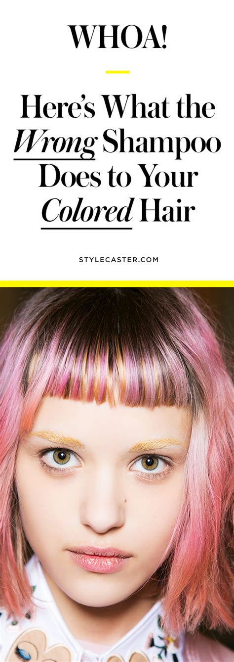 see what the wrong shampoo can do to colored hair stylecaster