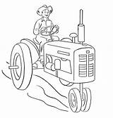Tractor Coloring Pages Printable Kids sketch template