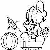 Duck Baby Coloring Pages Daffy Getdrawings Ba sketch template