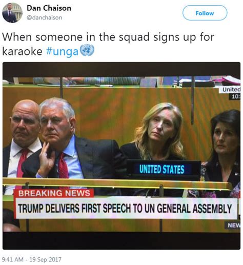 the internet reacts to president trump s speech during united nations
