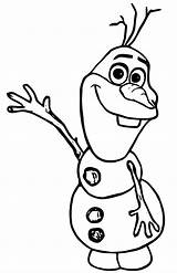 Olaf Wecoloringpage Frozen sketch template