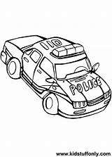 Coloring Car Pages Games Getcolorings Cop sketch template