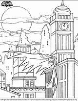 Coloring Batman City Coloringlibrary Fun Pages Gotham Sheet Skyline Sheets sketch template
