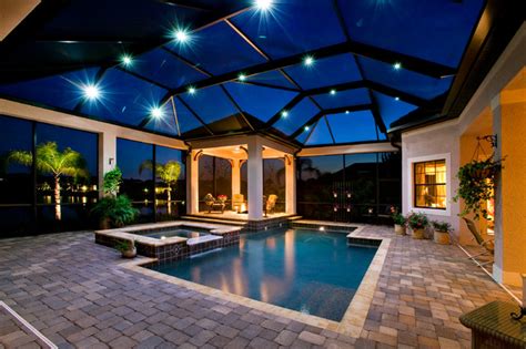 john cannon homes private residence  lakewood ranch florida traditional pool tampa