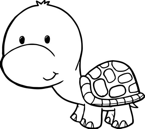 tortoise  coloring clipart