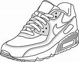 Nike Air Coloring Max Pages Drawing Force Shoes Sneaker Shoe Template Sketches Drawings Sneakers Sketch Clothes Yeezy Jordan Fashion Para sketch template