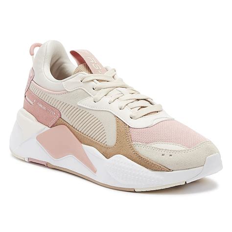 puma rubber rs  reinvent  bridal rose trainers  pink lyst