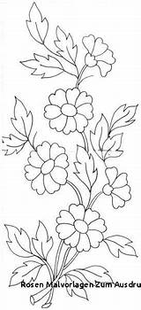 Ausdrucken Malvorlagen Blumenranken Rosen sketch template