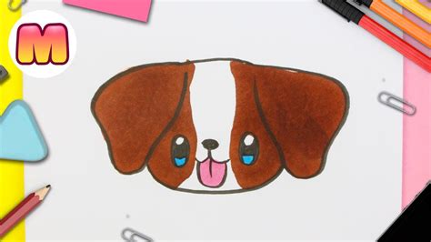 Como Dibujar Un Perro Kawaii Paso A Paso Dibujo Fácil De