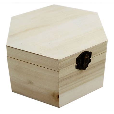 buy  large hexagonal wooden boxes    works visit