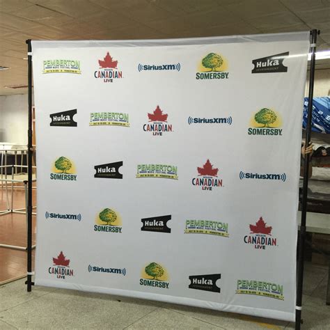 backdrop stand adjustable step repeat walls   print solutions