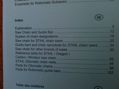 stihl chain  bar manual    book ebay