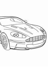 Aston Martin Coloring Pages Getdrawings Getcolorings sketch template