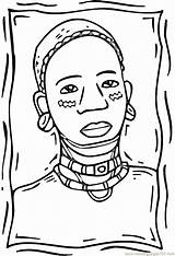African Coloring Pages Woman Africa Para Afro Printable Culture American Desenhos Africanos Kids Desenho Drawing Da Colorir Color Women Africanas sketch template