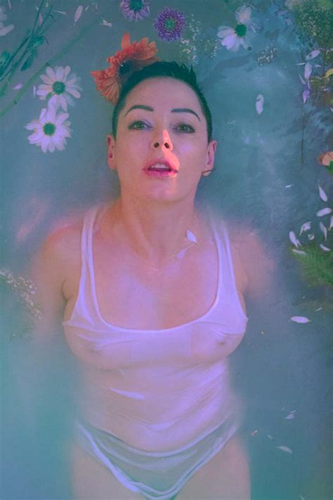 rose mcgowan topless for posture magazine issue 4 2017