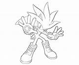 Sonic Silver Hedgehog Aura Generations Coloring Pages sketch template