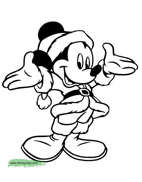 mickey  minnie christmas coloring pages coloring home