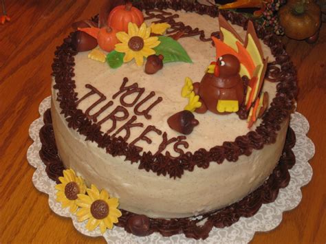 Happy Birthday You Turkey S Cake Holiday Baking