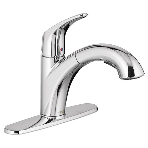 american standard colony pro single handle kitchen faucet  pull  spray allied plumbing