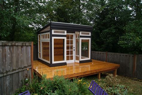 shed  tiny house house exterior backyard office