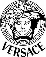 Versace Logo Vector Svg Drawing Tattoo Medusa Logos Icon Template Vectors Ai Getdrawings Coloring Seeklogo Similar sketch template