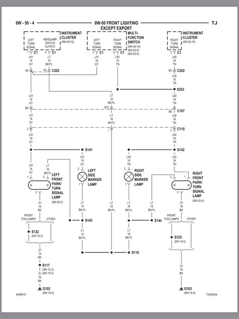 jeep wrangler headlight wiring diagram wiring diagram  schematics