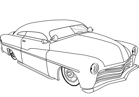 hot rod printable coloring page  printable coloring pages  kids