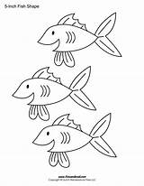 Fish Printable Templates Shape Cutouts Coloring Template Kids Shapes Blank Printables Preschool Pages Clipart Popular Inch Library Coloringhome sketch template