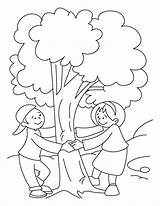 Coloring Arbor Trees Pages Save Tree Kids Drawing Environment Clipart Printable Related Popular sketch template