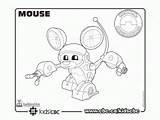 Coloring Animal Mechanicals Pages Mechanical Mouse Animals Komodo Designlooter Coloringhome sketch template