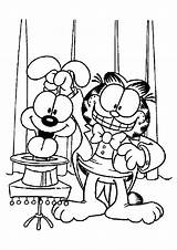 Garfield Odie Parentune sketch template