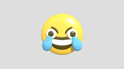 Laughing Crying Emoji 3d Model 3d Model By Thememeshack [d79955c