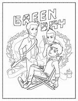 Coloring Green Nirvana sketch template