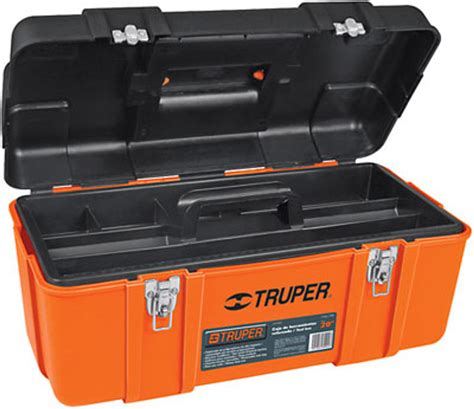 Truper Heavy Duty Tool Boxes W Metal Latches 23 Plastic Tool Box 11506