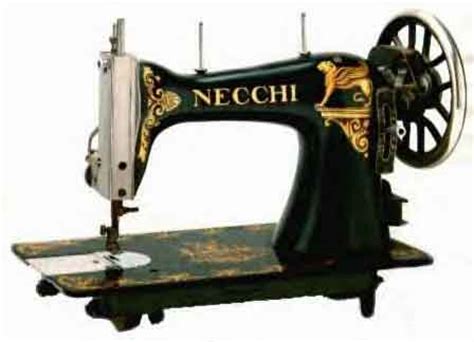 necchi sewing machine history early singer model  pre war page