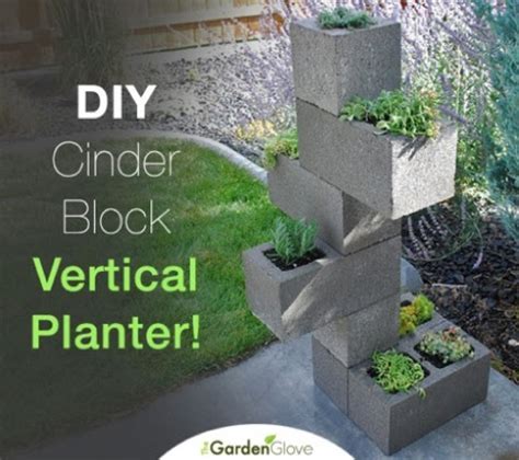 DIY Cinder Block Vertical Planter   Homestead & Survival