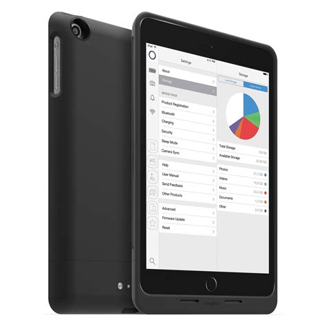 mophie space pack  external battery sp ipad mini gb