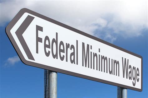 federal minimum wage   charge creative commons highway sign image