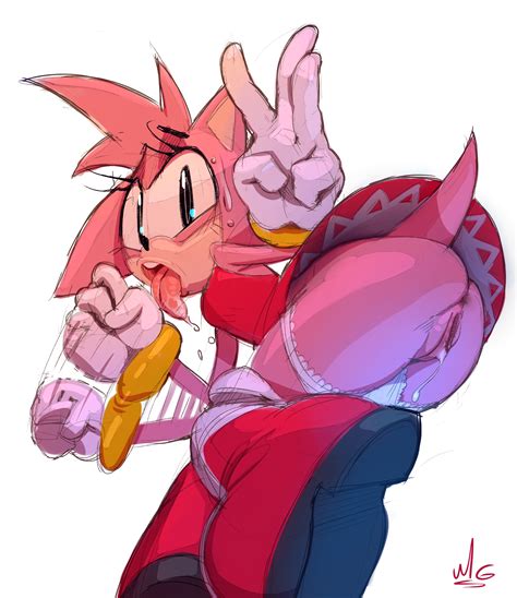Rule 34 2018 5 Fingers Amy Rose Anthro Anus Bottomless Breasts