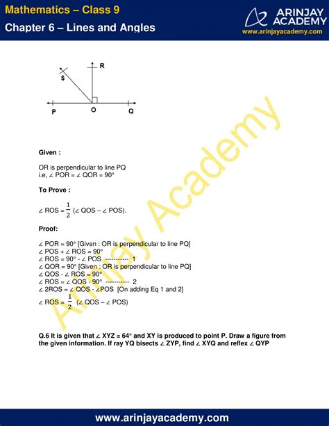 ncert solutions  class  maths chapter  exercise  lines  angles