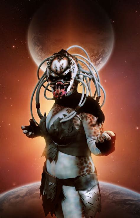 scary female predator cosplay