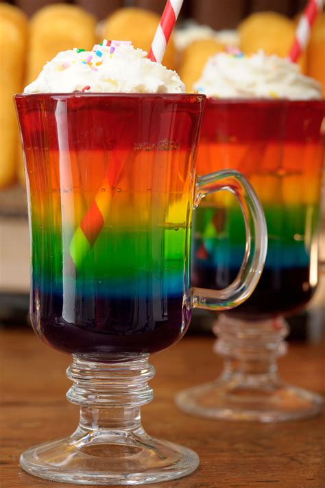 pin  sweet table  sweet table tables rainbow drinks rainbow food