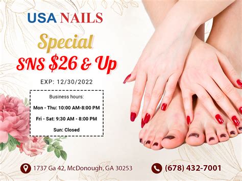 coupon nail salon mcdonough nail salon  usa nails