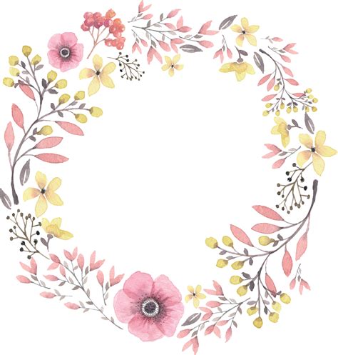 flower wreath png hd image png