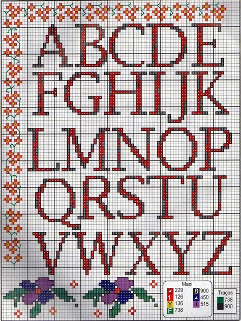 alfabetos em ponto cruz alfabeto ponto cruz letras em ponto cruz monograma