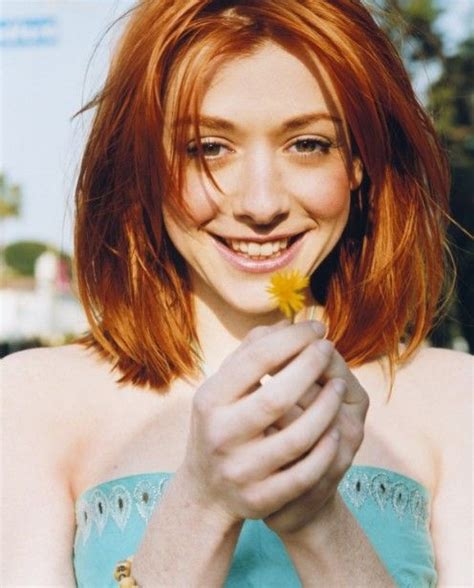 ten most beautiful red headed actresses alyson hannigan red headed