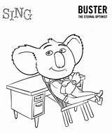 Buster Azcoloring sketch template