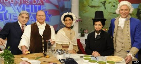 The Chew Celebrates Presidents Day Hosts Don Costumes Talk White