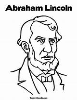 Coloring Lincoln Abraham Pages Printable Popular sketch template